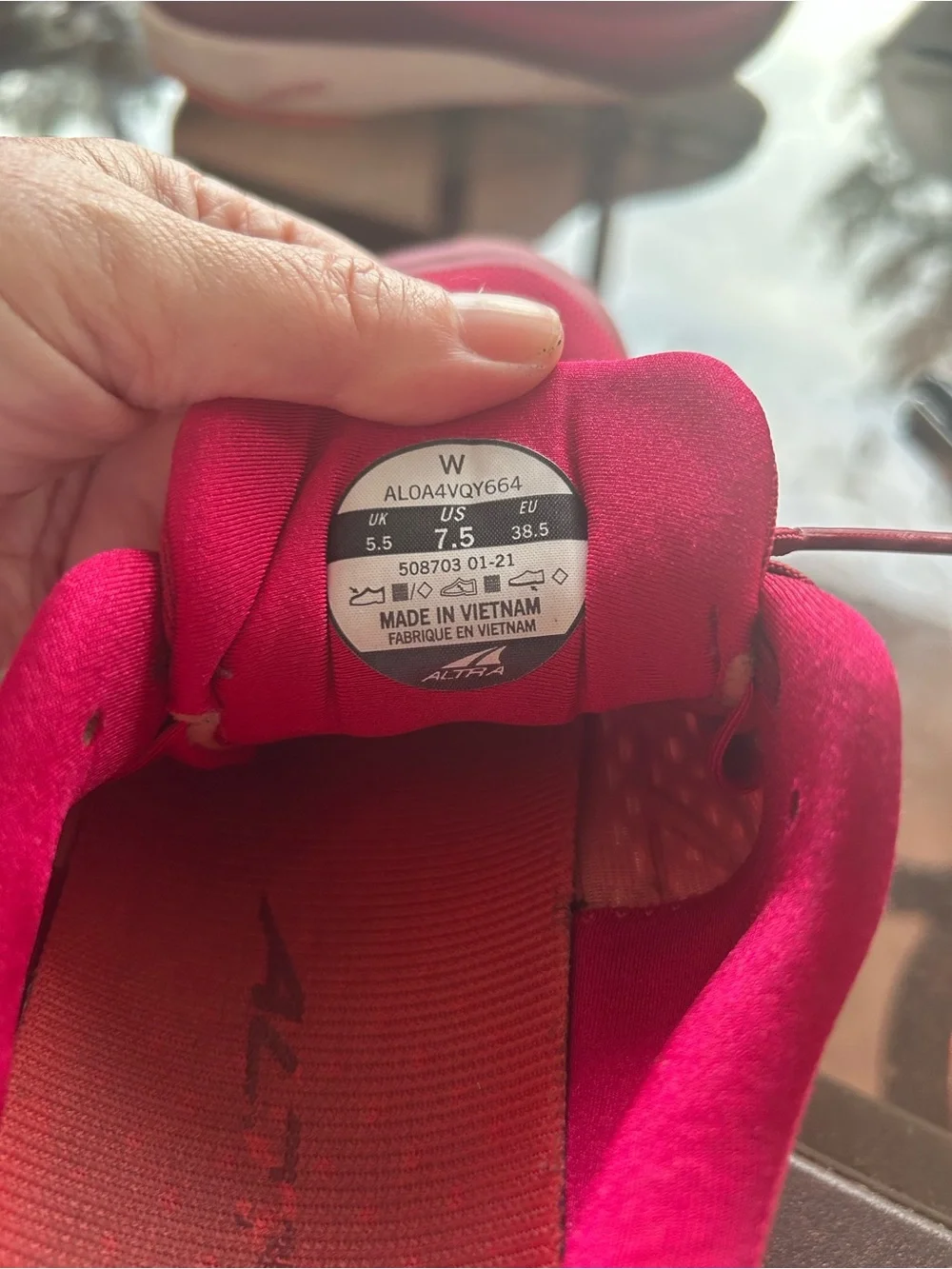 Altra Women’s Road Running Shoes in Bright Pink with White Accents